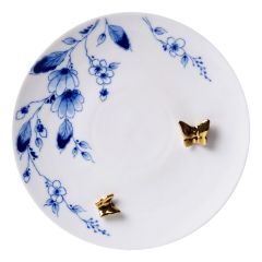 Gold 3D Butterflies Wall Plate - 20 cm