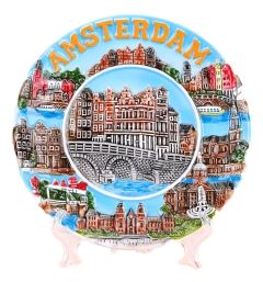 Wall Plate Amsterdam Canal Belt - 15 cm