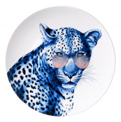 Wandbord "Luipaard met Zonnebril" , 31 cm