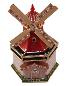 Molen sieraden doosje Swarovski style
