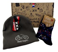 Brievenbus cadeauset "Winter Muts & Sokken"