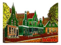 Koelkastmagneet "Zaanse huisjes"
