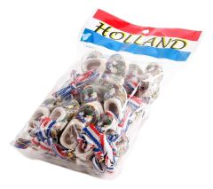 Set van twee klompjes corsage in kleur, 10 stuks