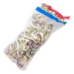 Bag of 10 pairs of colored ceramic clogs, 5 cm