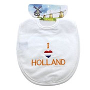 50% Colombie 50% néerlandais 100% Moi-Pays-Bas Babygrow Plain White Baby Grow-Print 
