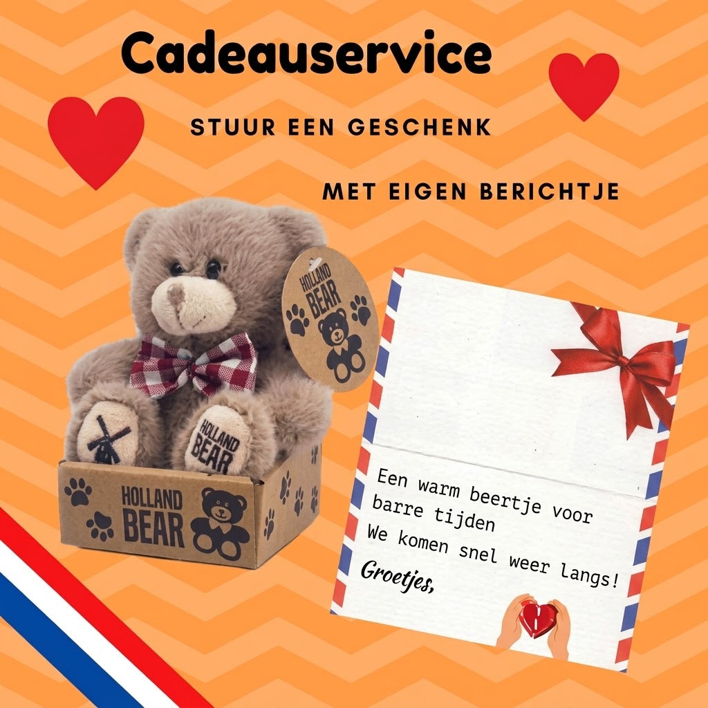 Cadeauservice, stuur een cadeau met een persoonlijk bericht